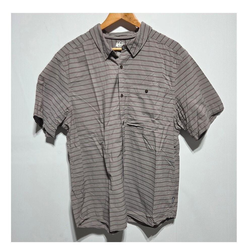 REI Co-op Men's Short Sleeve Button Down Casual Shirt Size XL